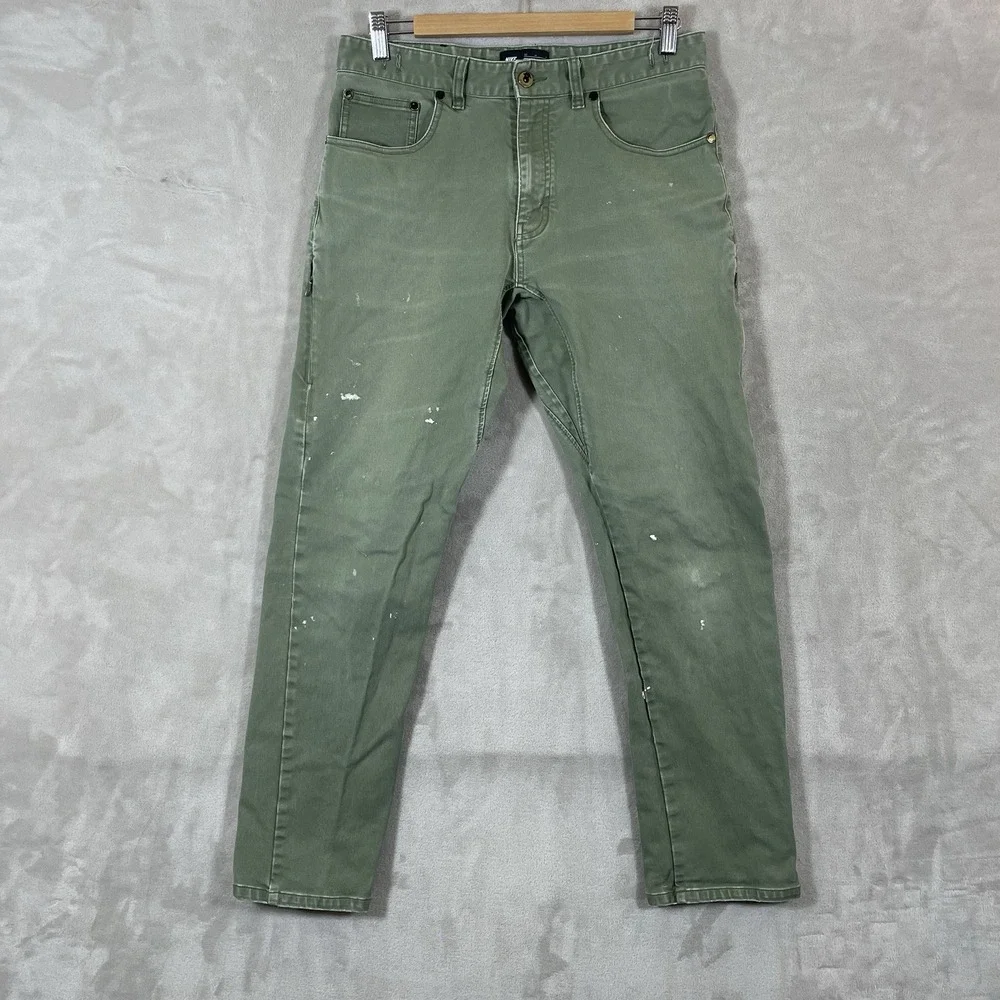 Nike SB Pants Mens 32 (fit 31x29) Distressed Skater Paint Faded Stash Pocket